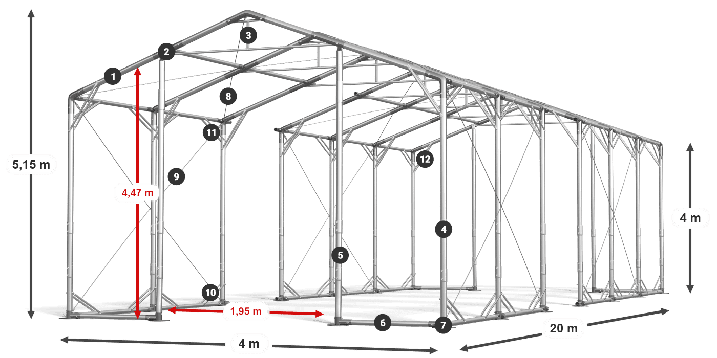 POLAR PLUS legenda 2,5m-4m