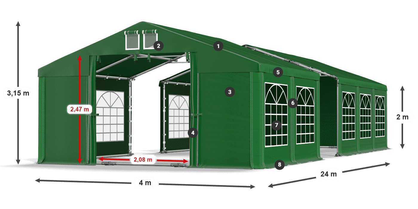 ISD 560 PVC legenda 2m