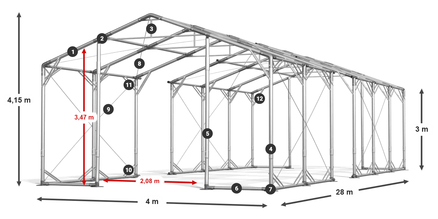 POLAR PLUS legenda 2,5m-4m