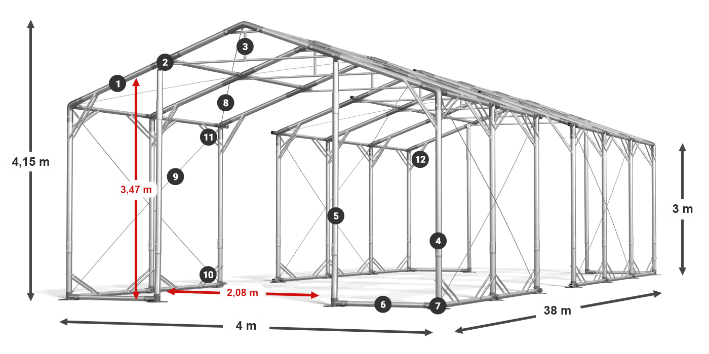 POLAR PLUS legenda 2,5m-4m