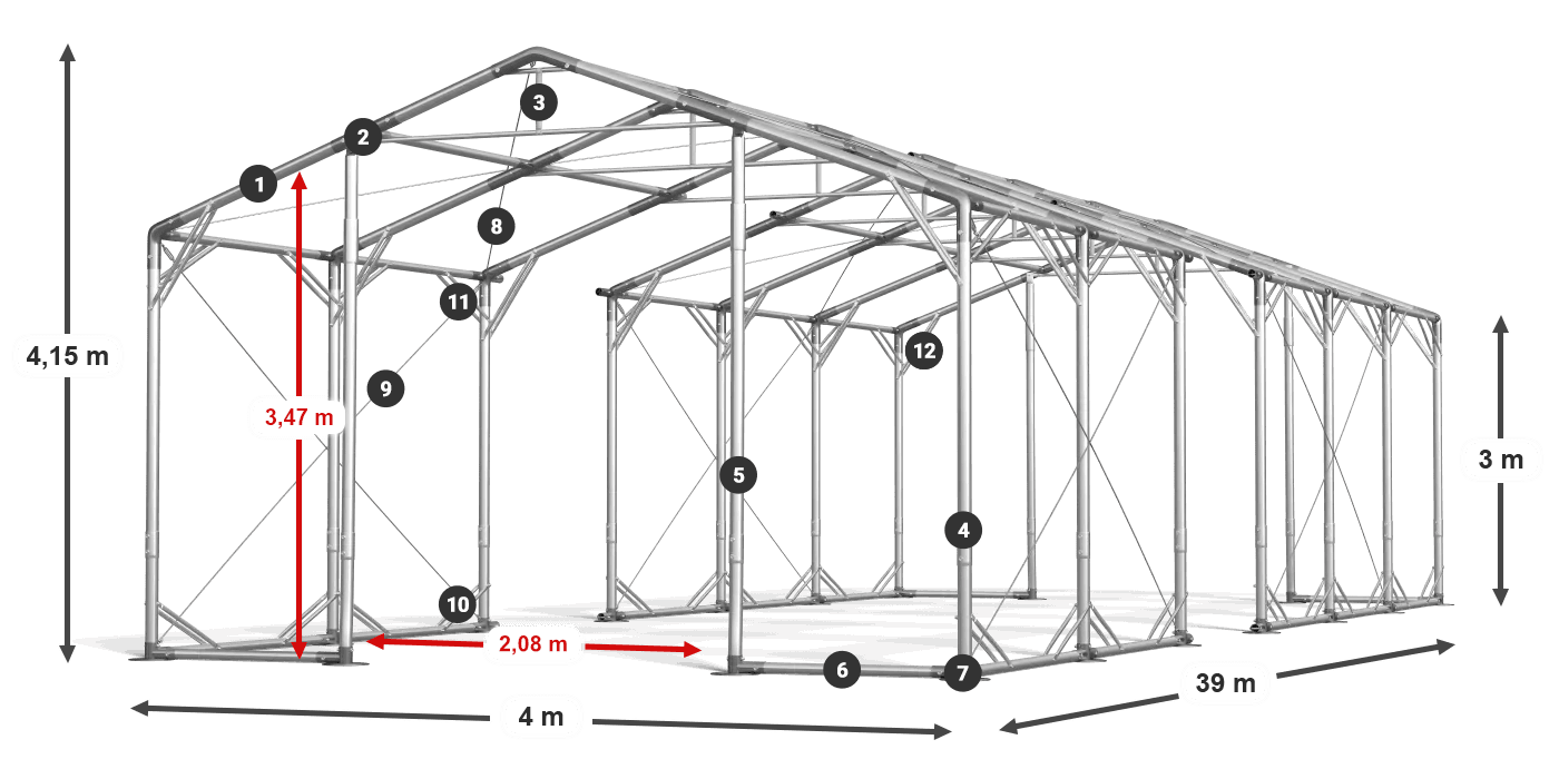 POLAR PLUS legenda 2,5m-4m