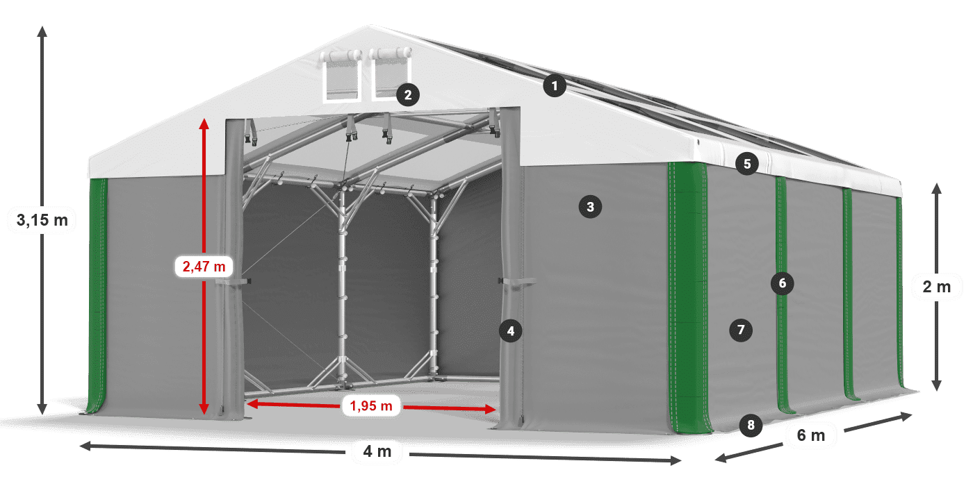 MMST 580 PVC legenda 2m