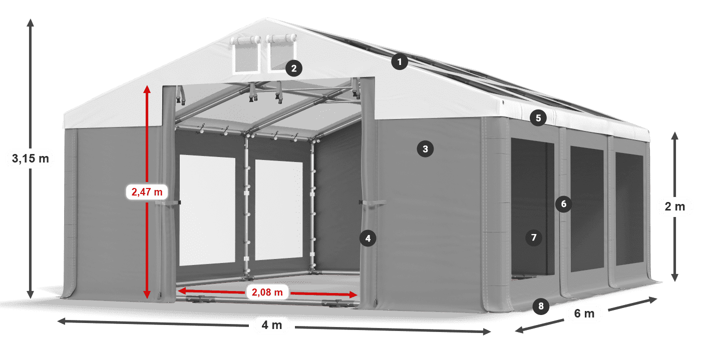 IMST 580 PVC legenda 2m