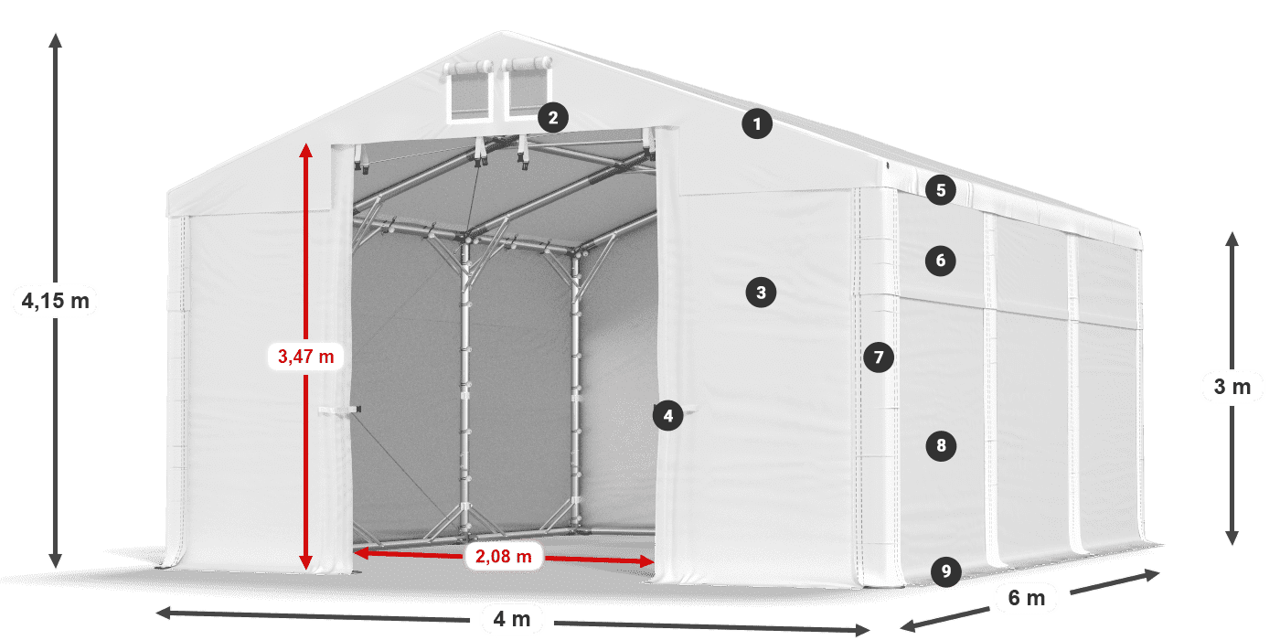 MFR 620 PVC legenda 3m