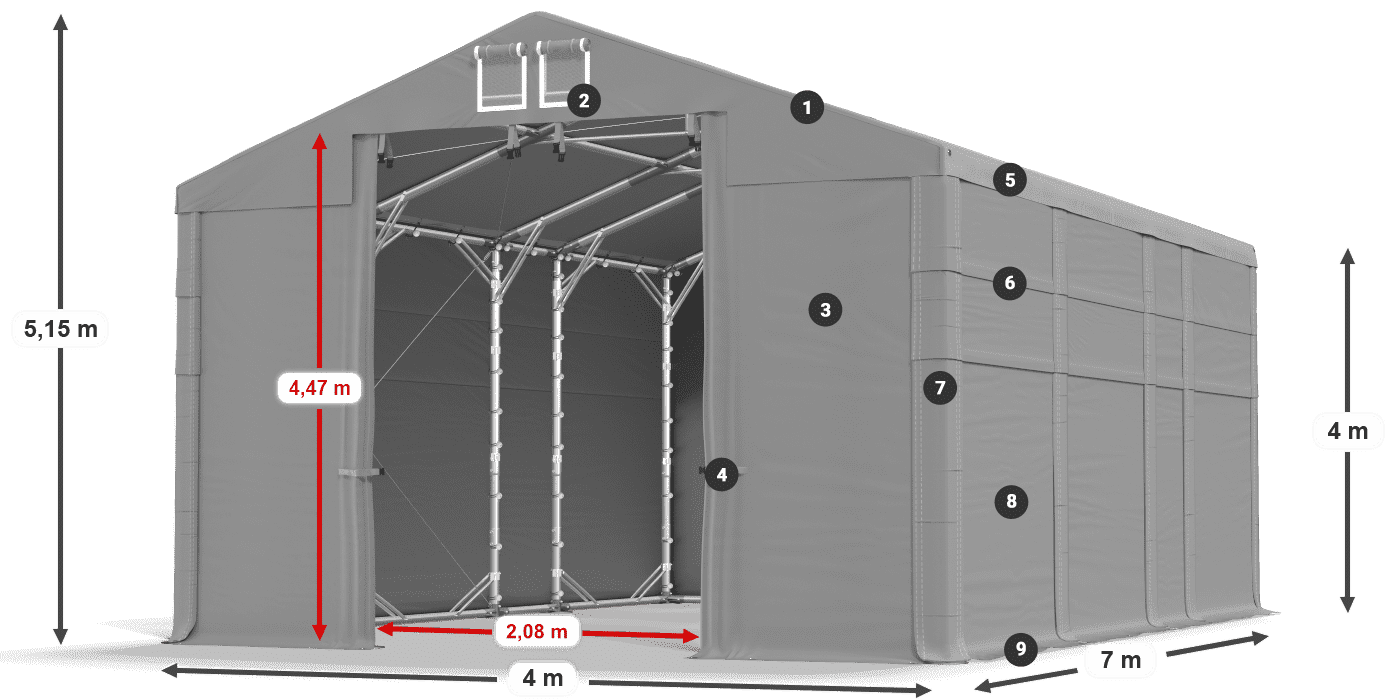MFR 620 PVC legenda 4m