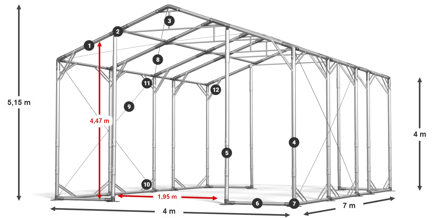 POLAR PLUS legenda 2,5m-4m