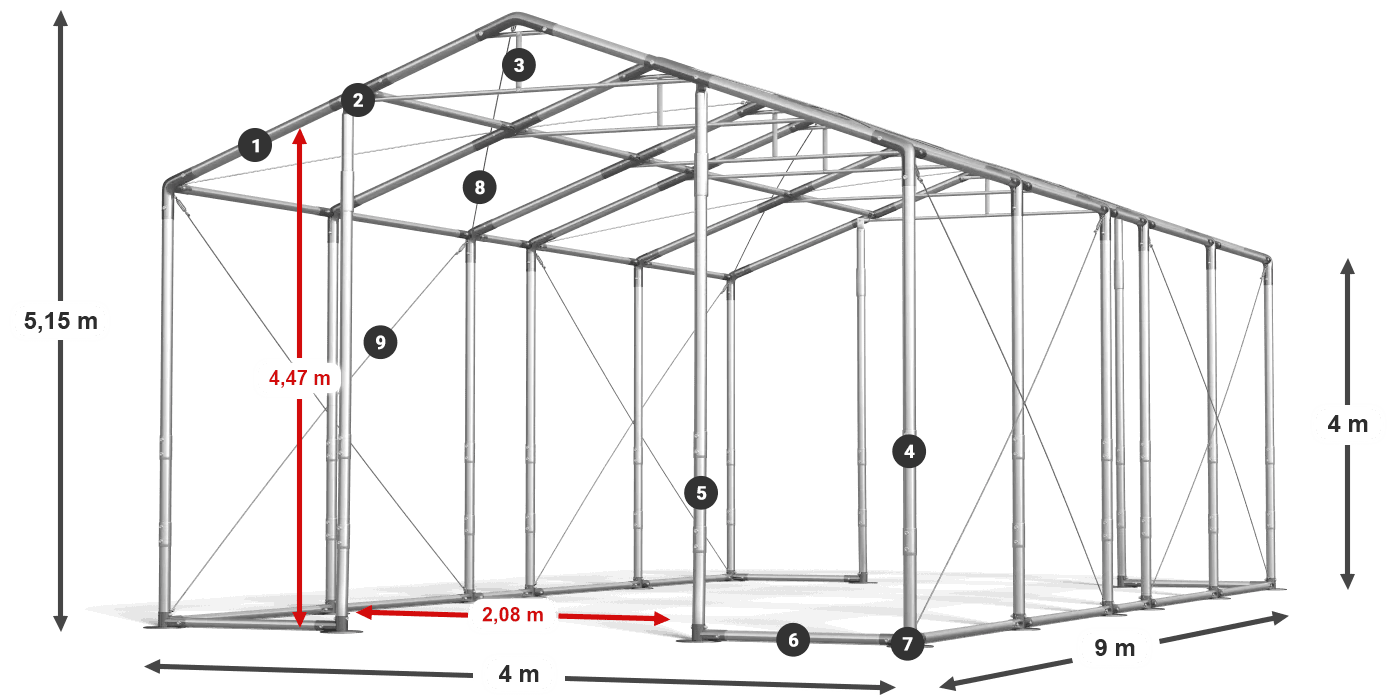 WINTER PLUS legenda 2,5m-4m