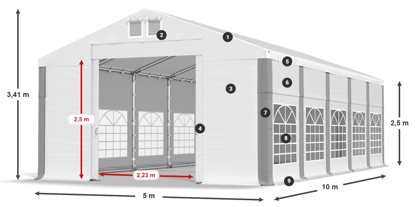IFR 620 PVC legenda 2,5 m