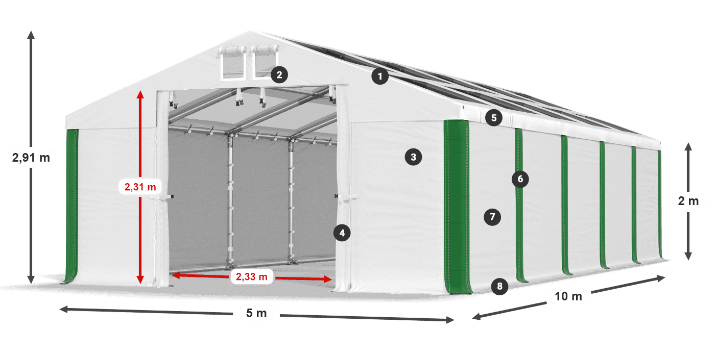MMST 580 PVC legenda 2m