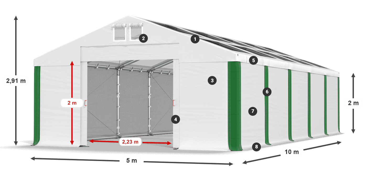 MMST 580 PVC legenda 2m