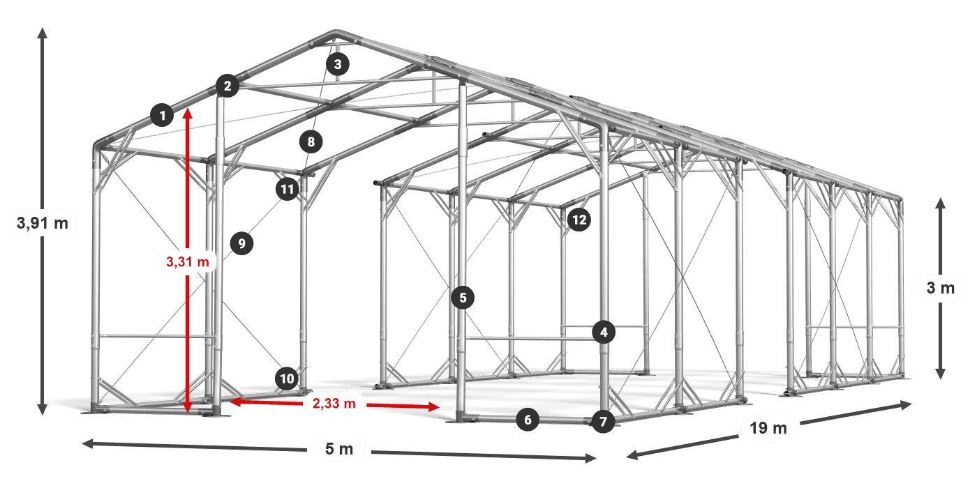 POLAR PLUS legenda 2,5m-4m