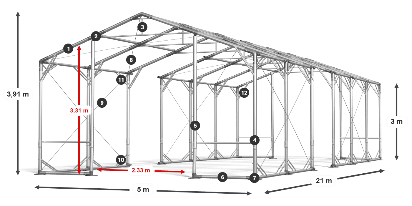 POLAR PLUS legenda 2,5m-4m