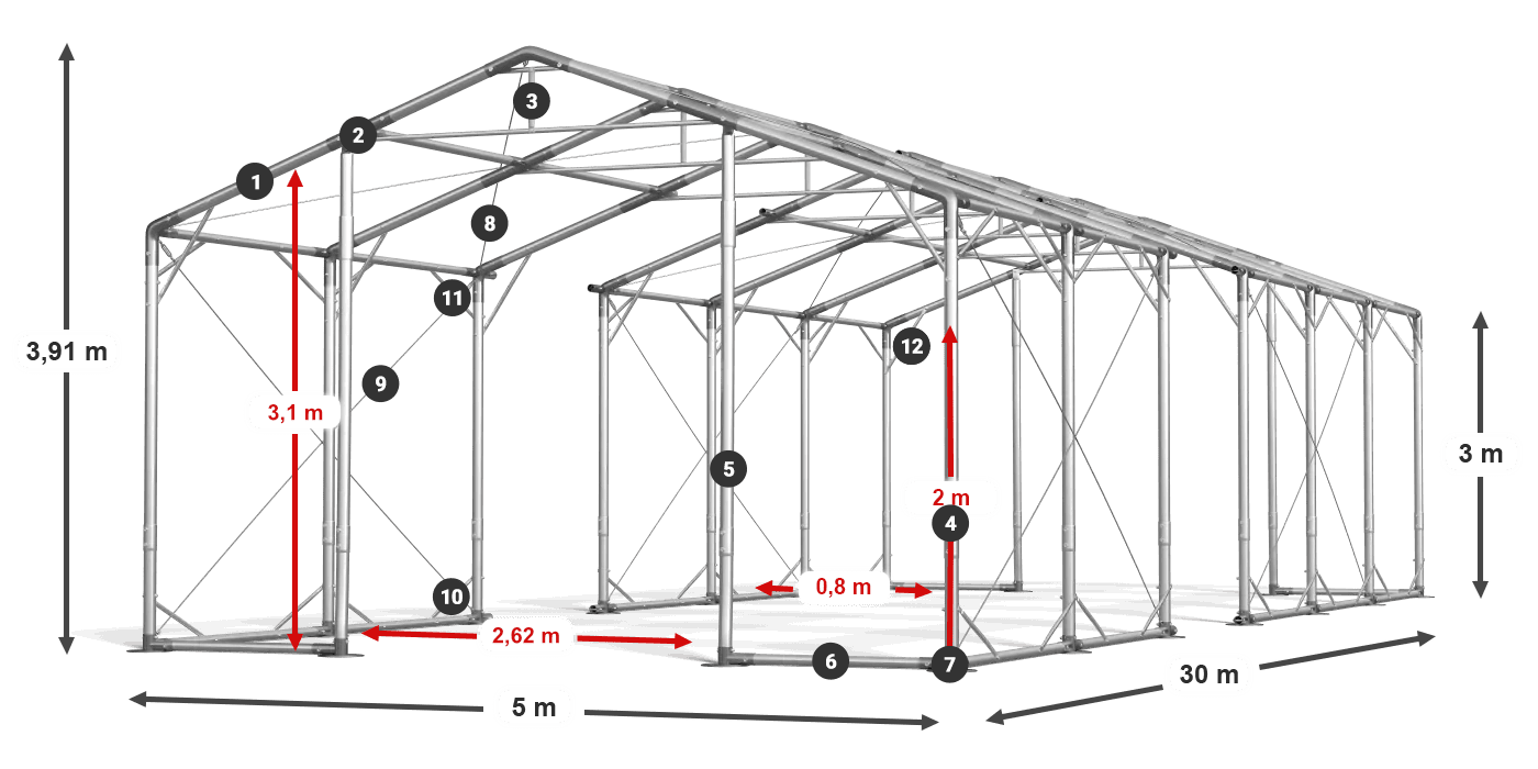 POLAR legenda 2,5m-4m
