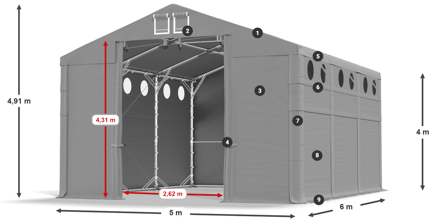 MSDO 560 PVC legenda 4m