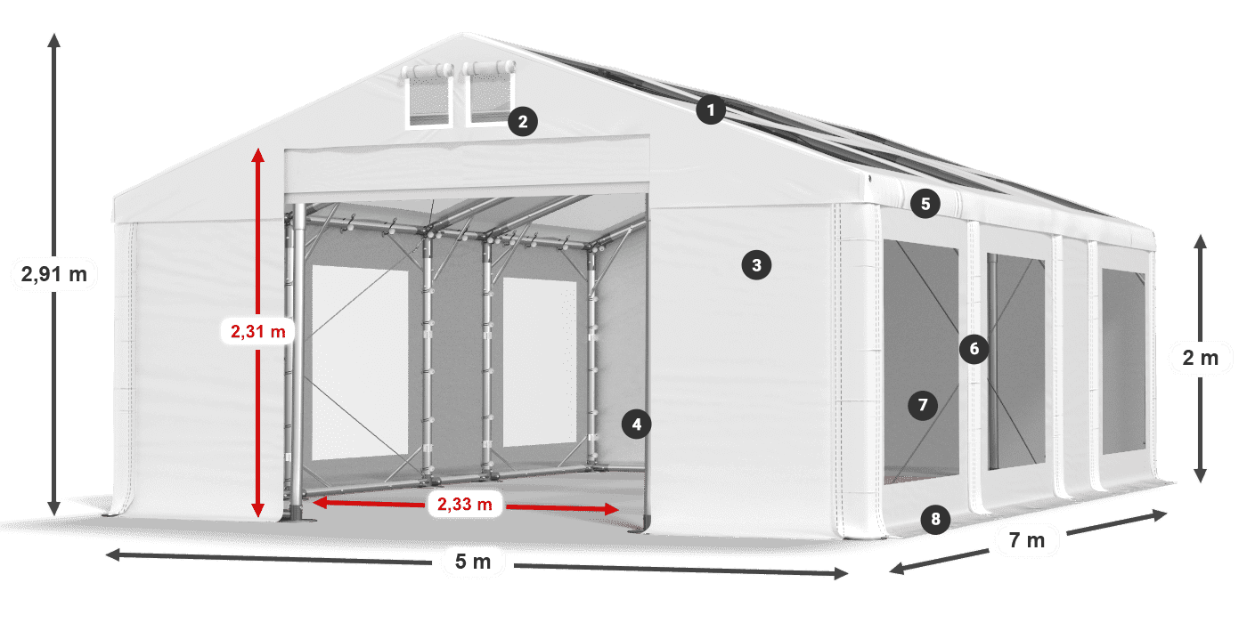 IMST 580 PVC legenda 2m