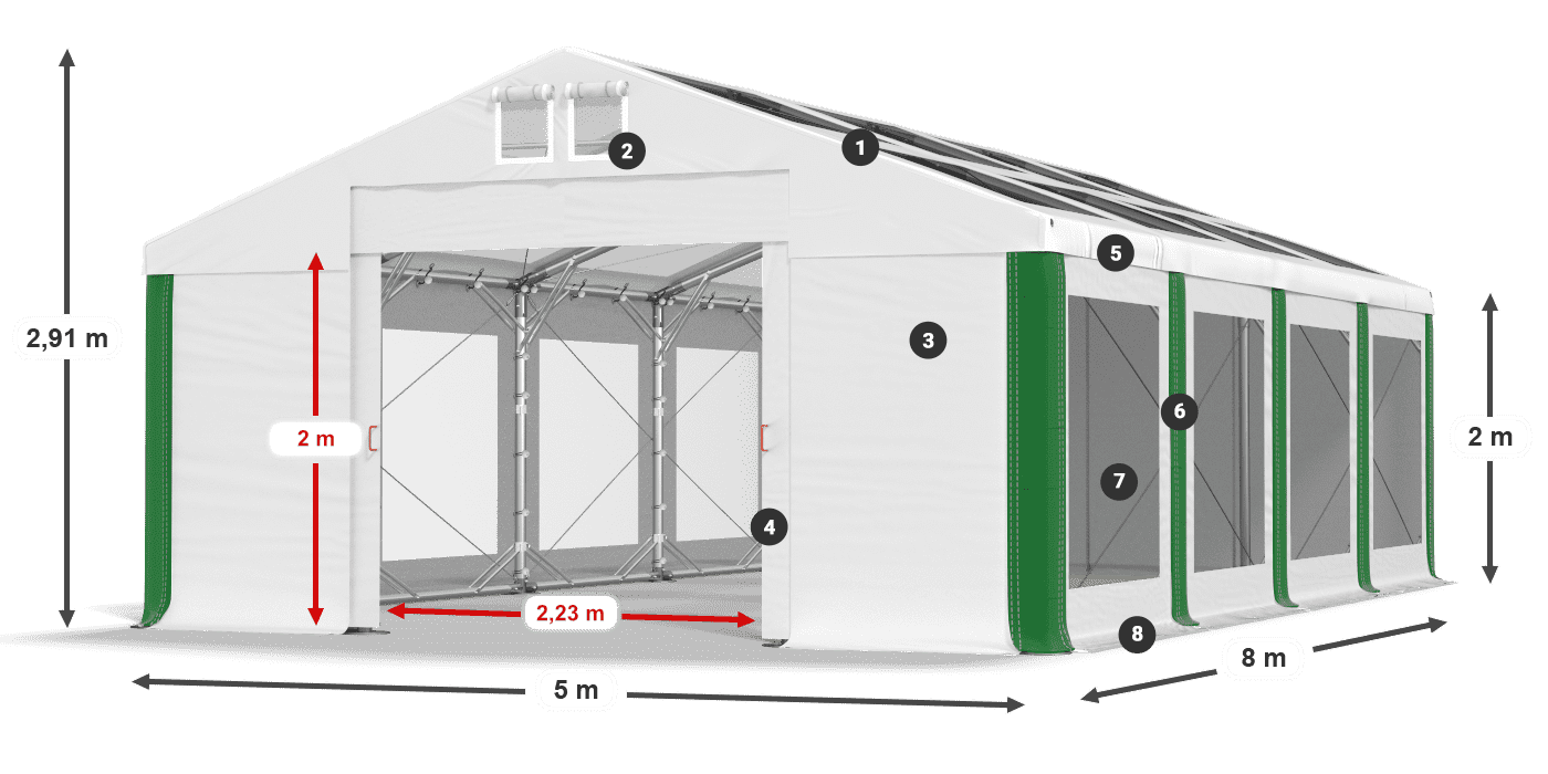 IMST 580 PVC legenda 2m