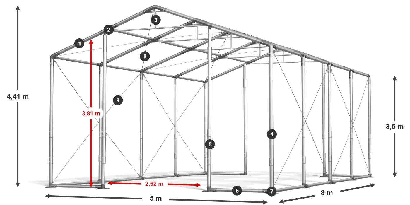 WINTER PLUS legenda 2,5m-4m
