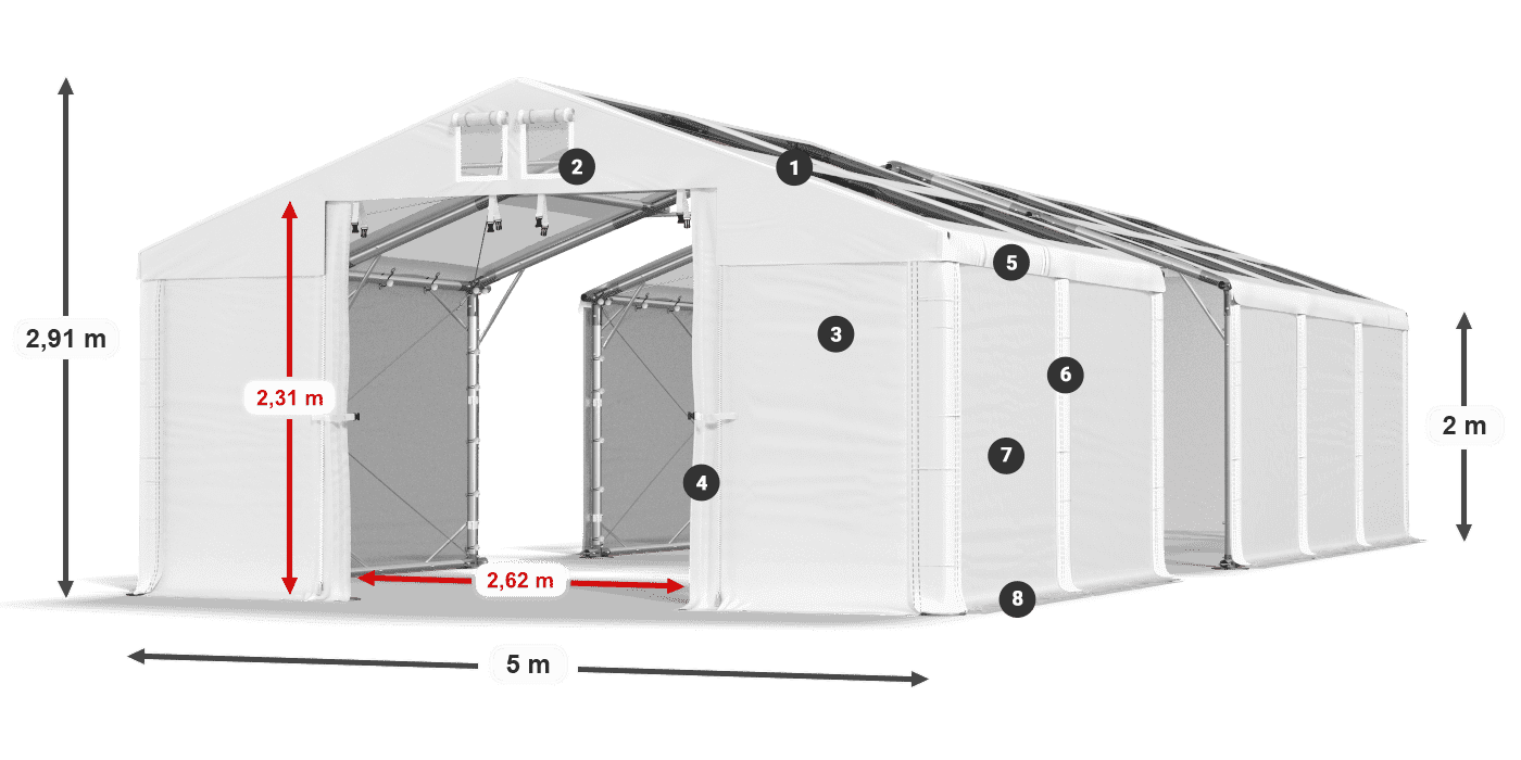 MMST 580 PVC legenda 2m