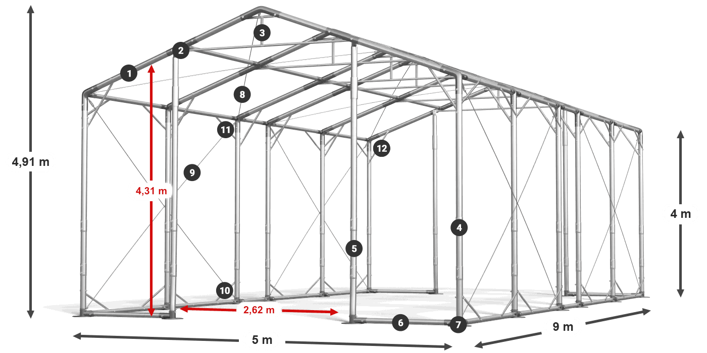 POLAR legenda 2,5m-4m