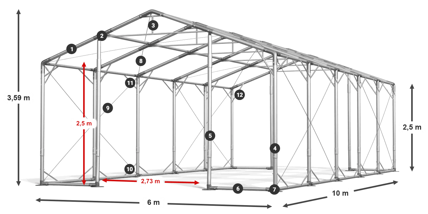 POLAR legenda 2,5m-4m