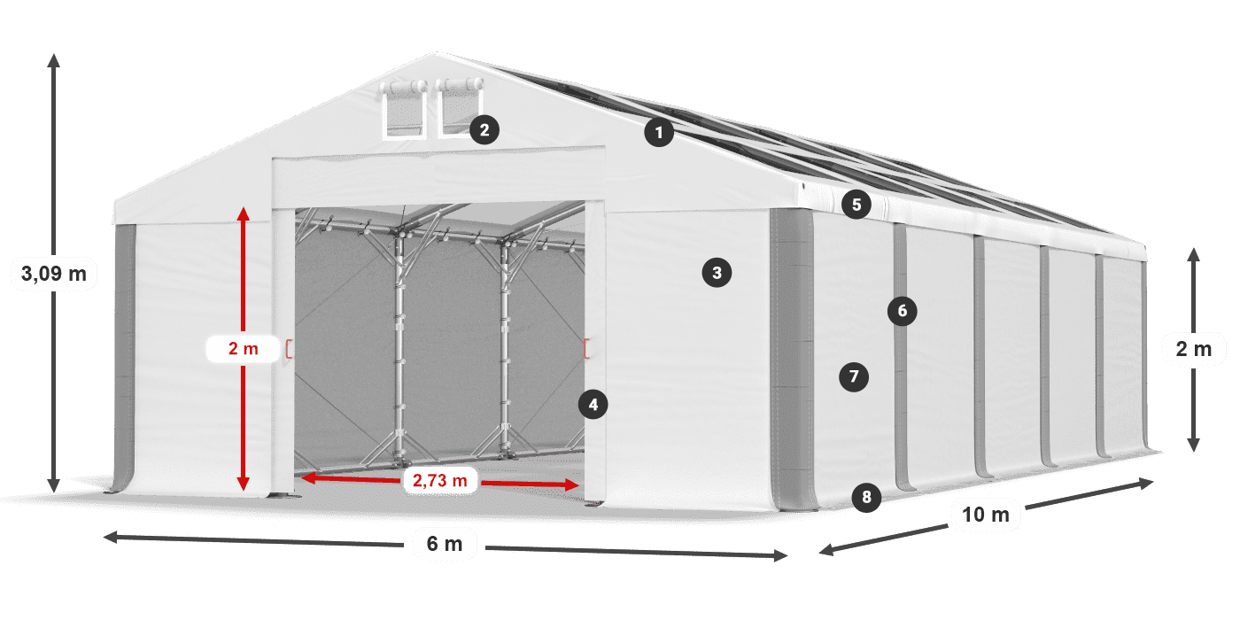 MMST 580 PVC legenda 2m