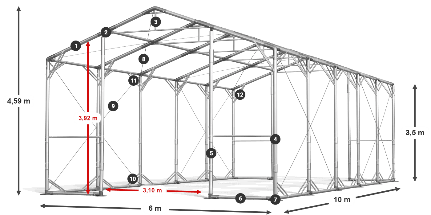 POLAR PLUS legenda 2,5m-4m