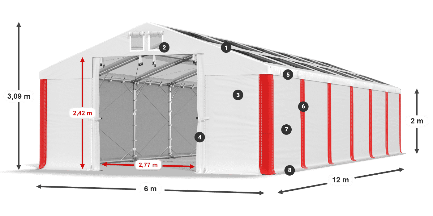 MMST 580 PVC legenda 2m