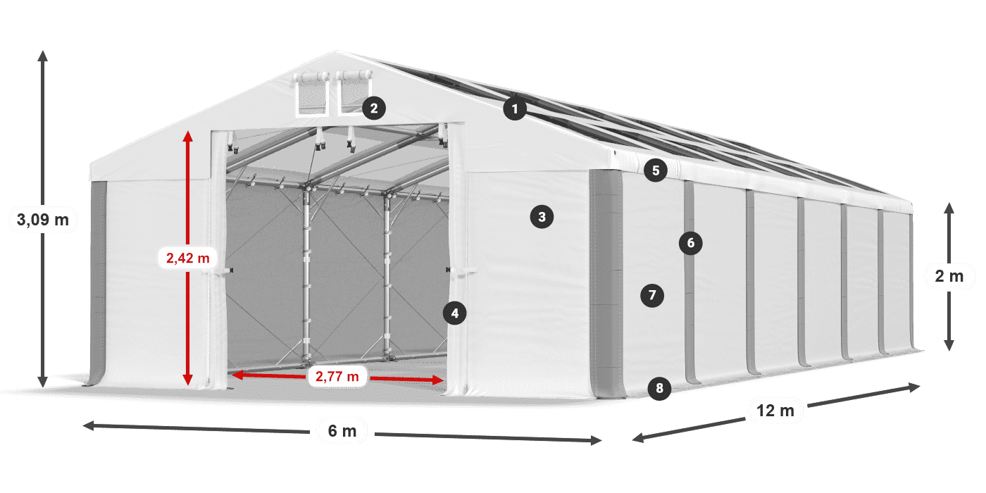 MMST 580 PVC legenda 2m