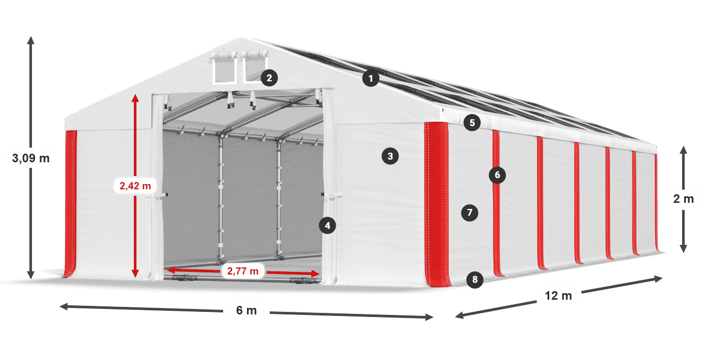 MMST 580 PVC legenda 2m