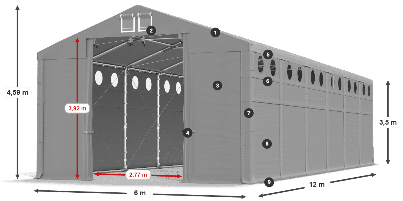 MFRO 620 PVC legenda 3,5 m