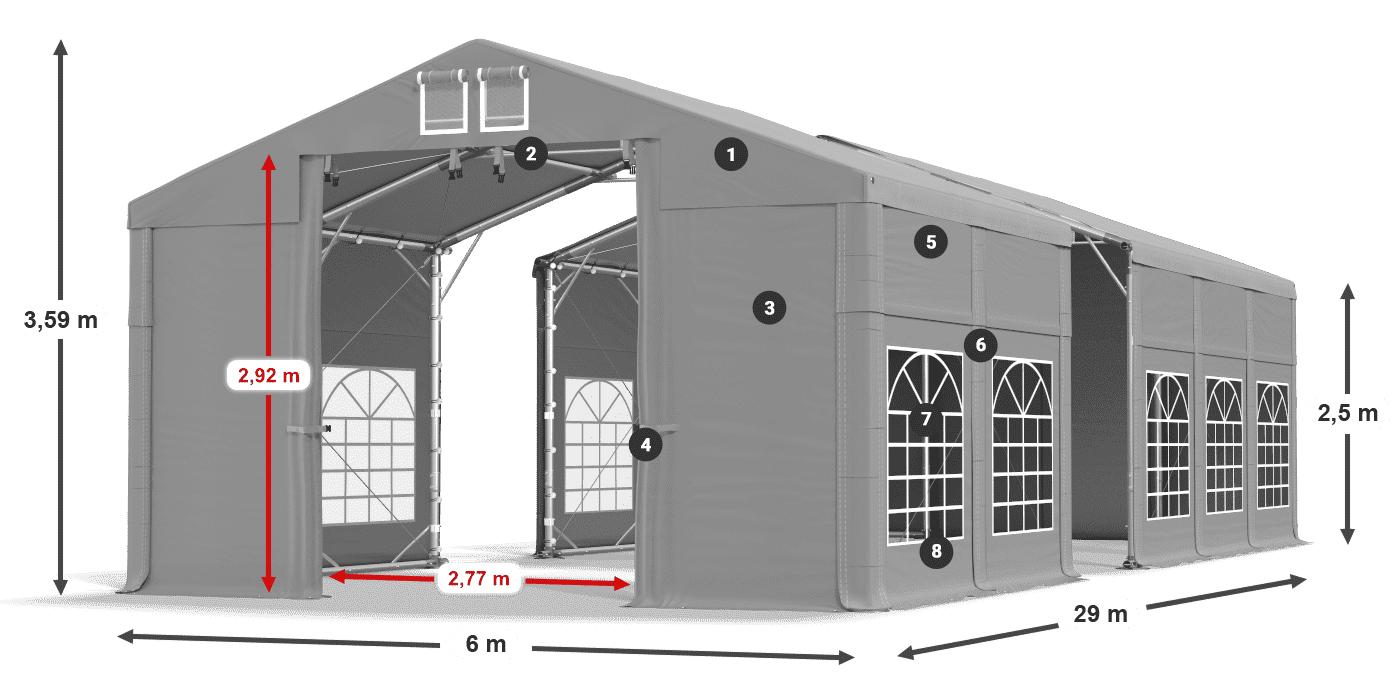 IMS 580 PVC legenda 2,5 m
