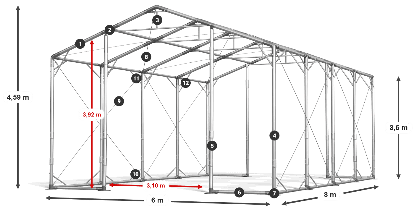 POLAR legenda 2,5m-4m