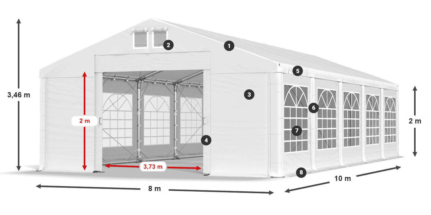 ISD 560 PVC legenda 2m