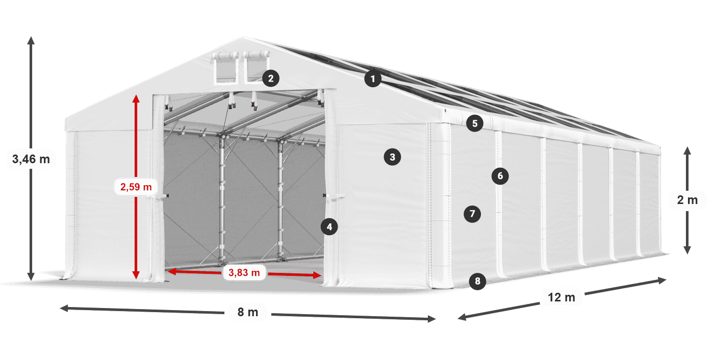 MMST 580 PVC legenda 2m