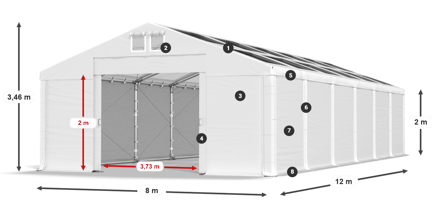 MMST 580 PVC legenda 2m