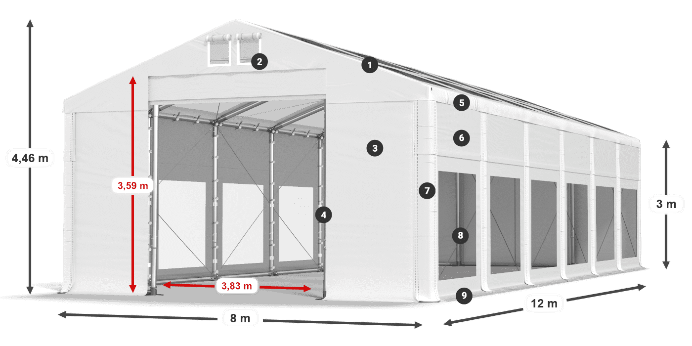 IMST 580 PVC legenda 3m