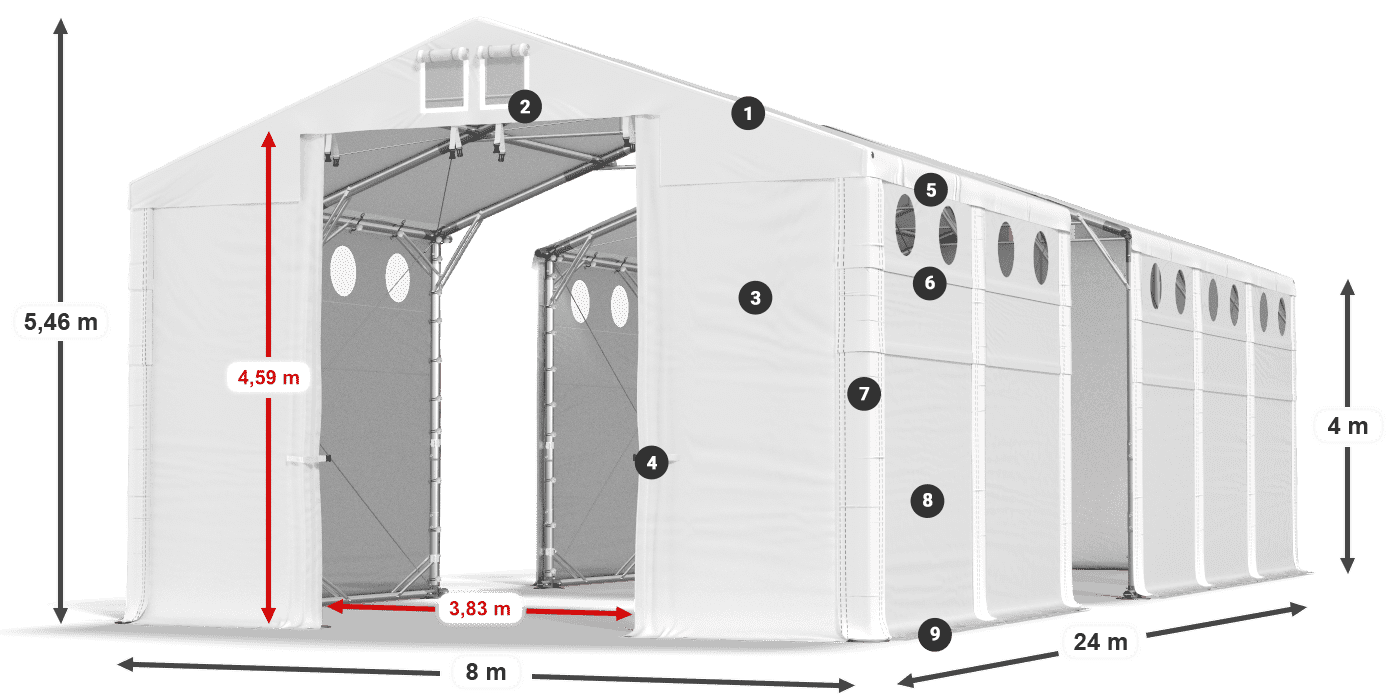 MFRO 620 PVC legenda 4m