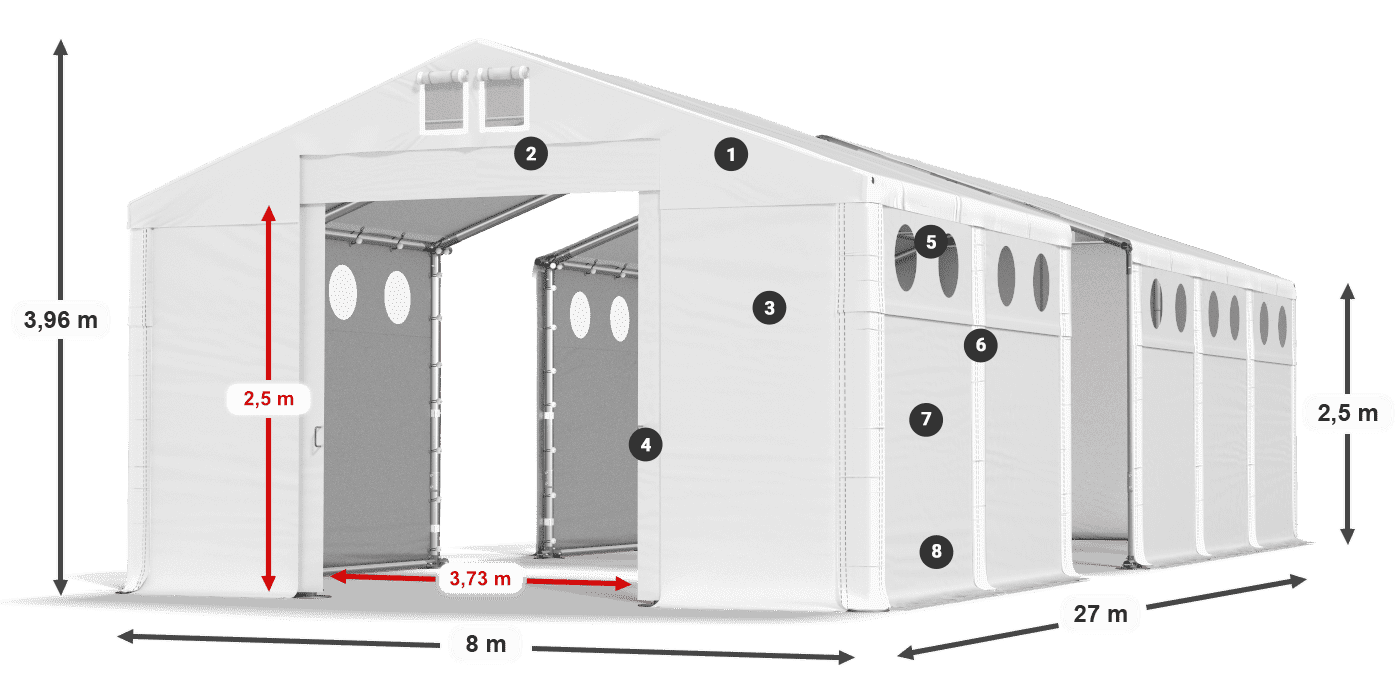 MMSO 580 PVC legenda 2,5 m