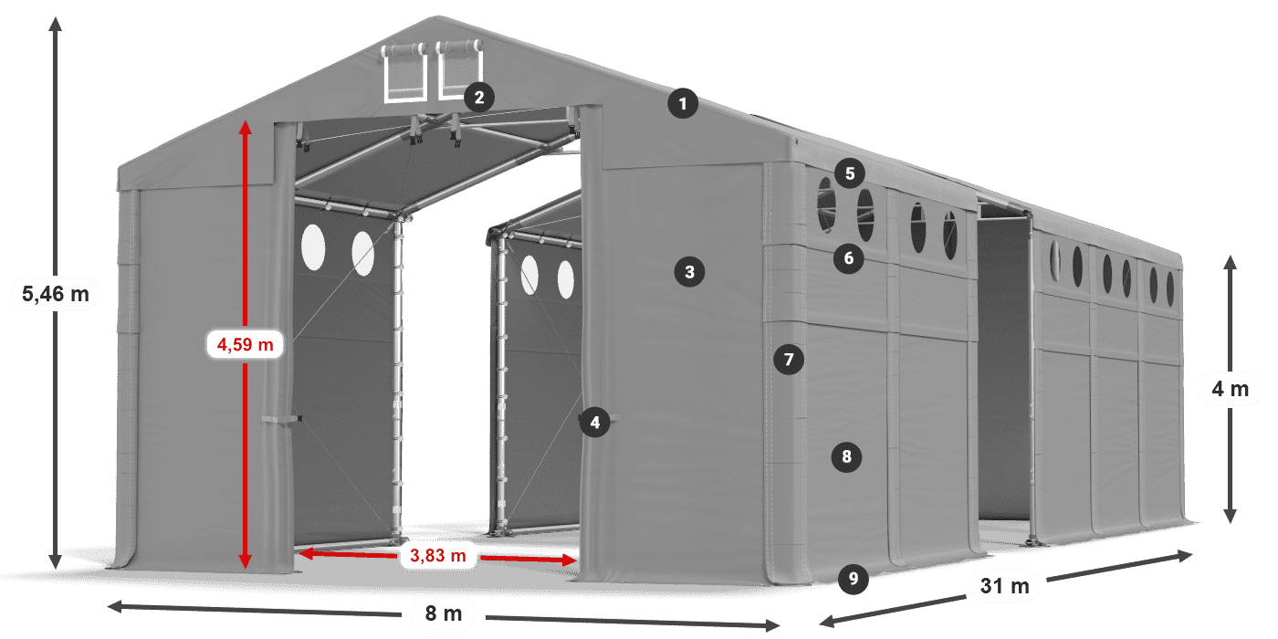 MFRO 620 PVC legenda 4m