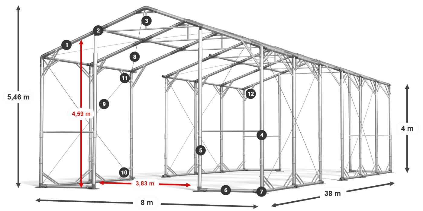 POLAR PLUS legenda 2,5m-4m