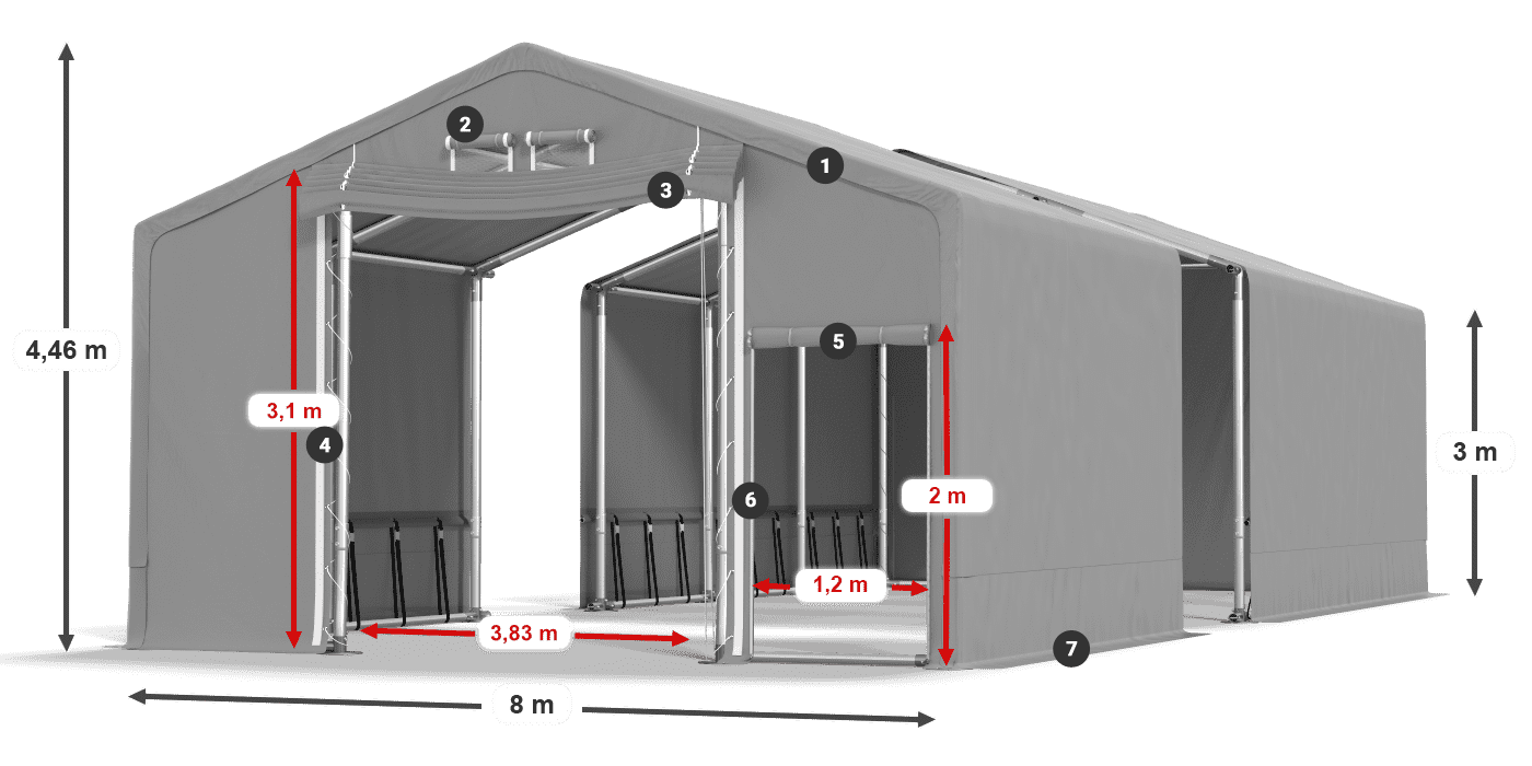 SFR 600 PVC legenda