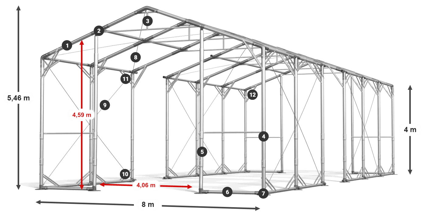 POLAR PLUS legenda 2,5m-4m