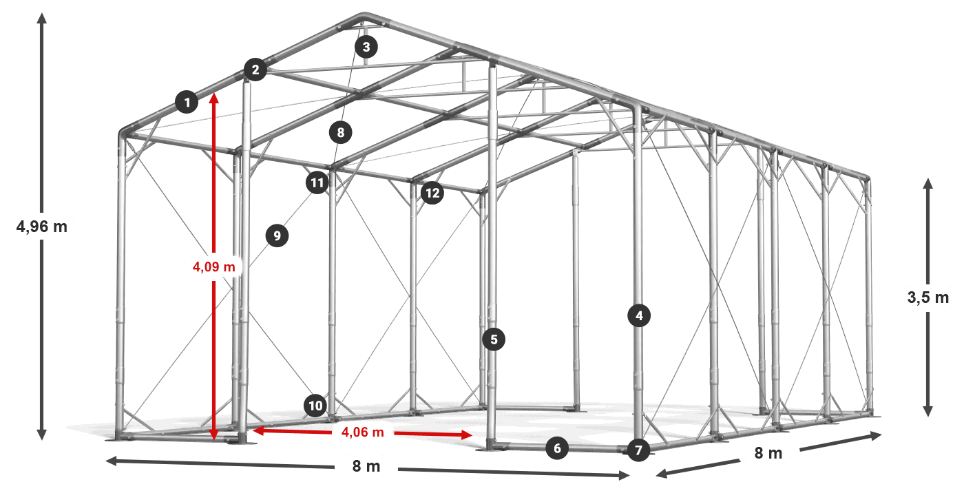 POLAR legenda 2,5m-4m