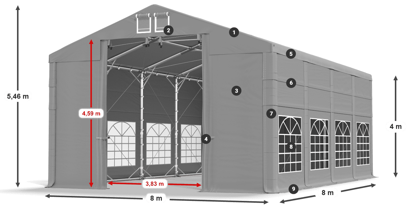 IMS 580 PVC legenda 4m