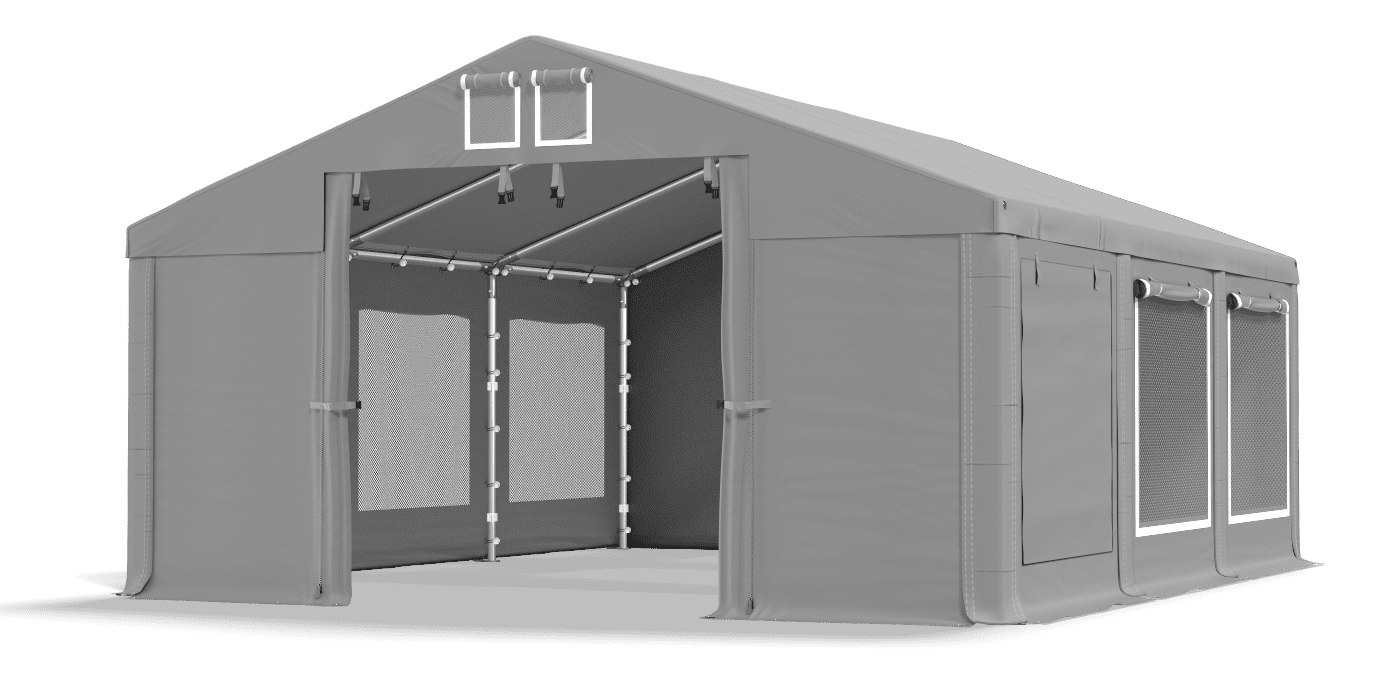 Brána stanu otevřena