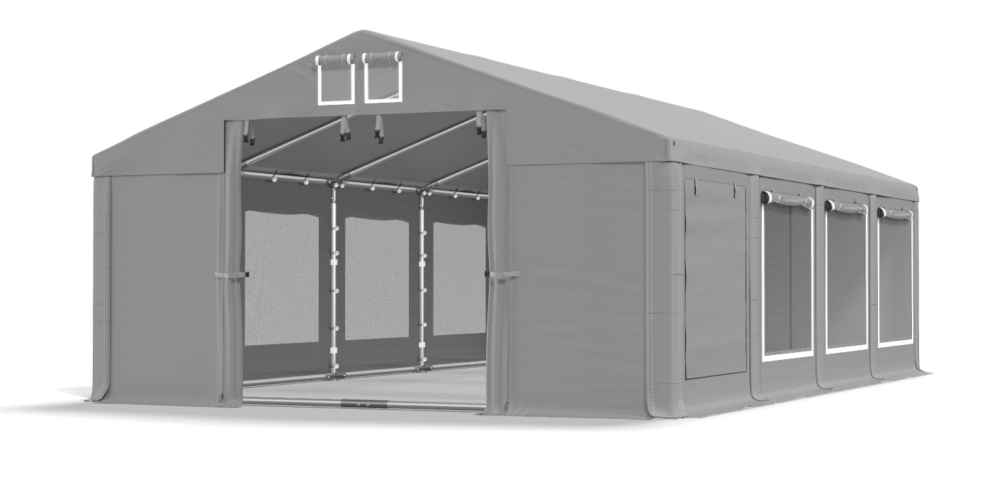 Brána stanu otevřena