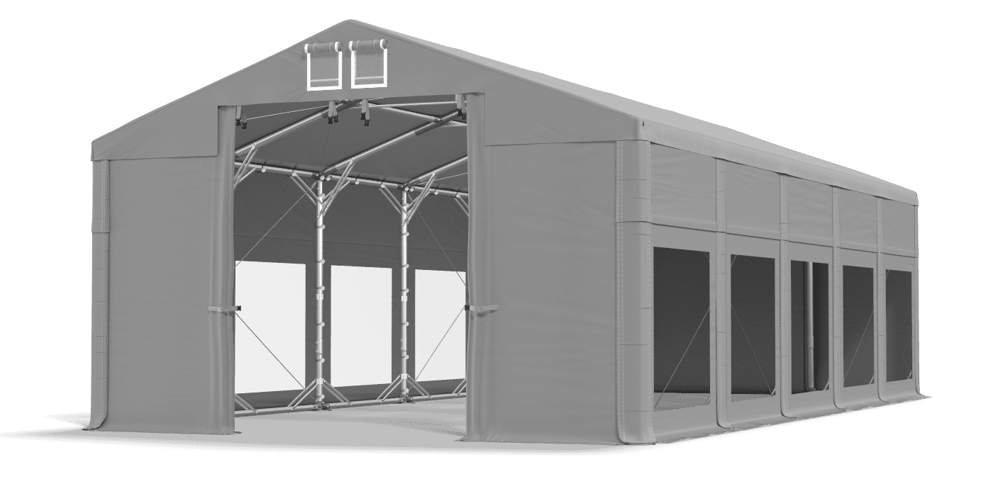 Brána stanu otevřena