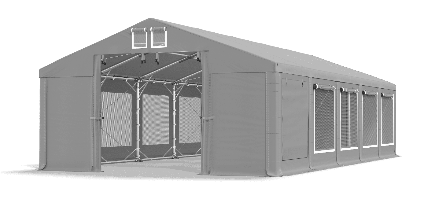 Brána stanu otevřena