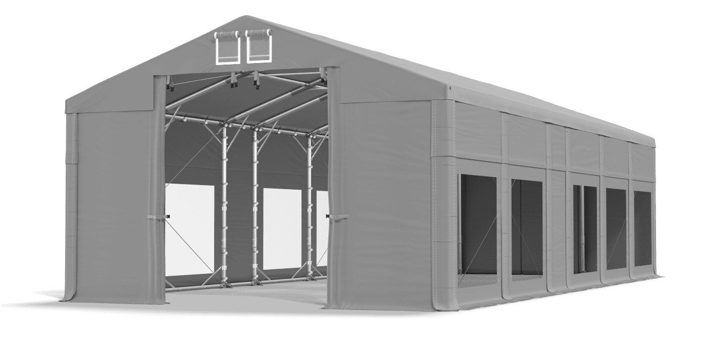 Brána stanu otevřena