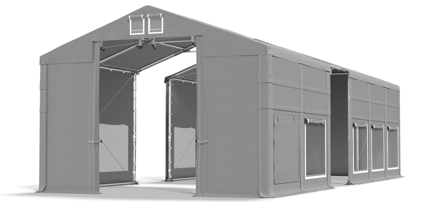 Brána stanu otevřena